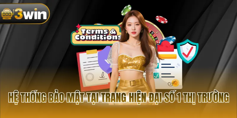 Hệ thống bảo mật tại trang hiện đại số 1 thị trường